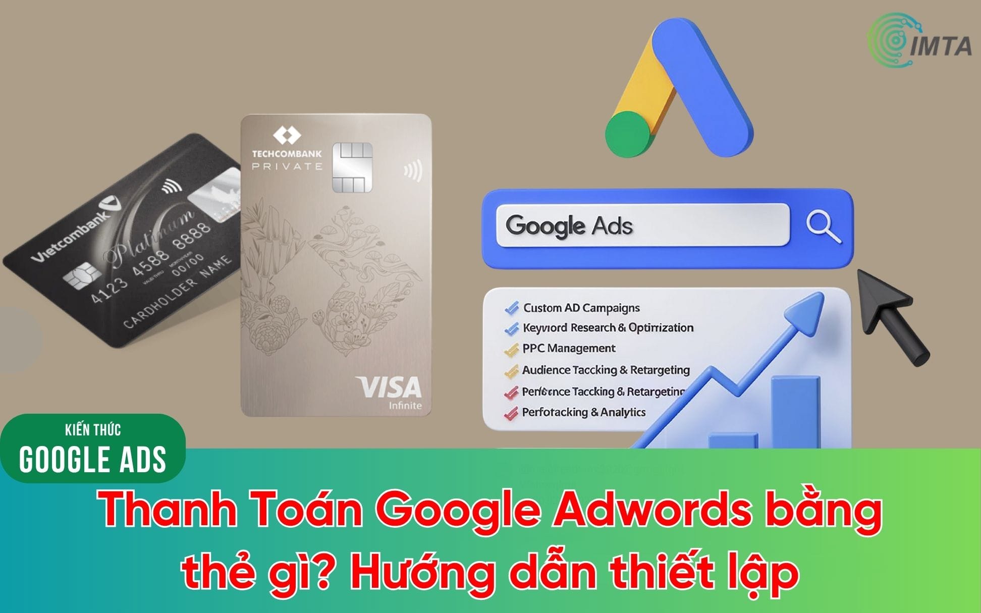 Thanh Toán Google Adwords bằng thẻ gì