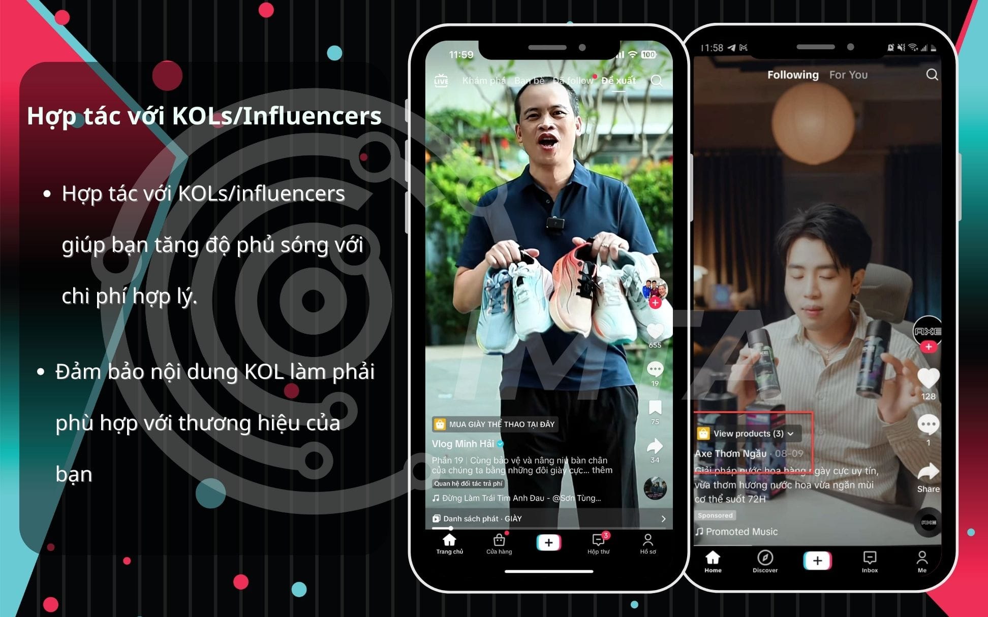 Hợp tác với KOLs/Influencers