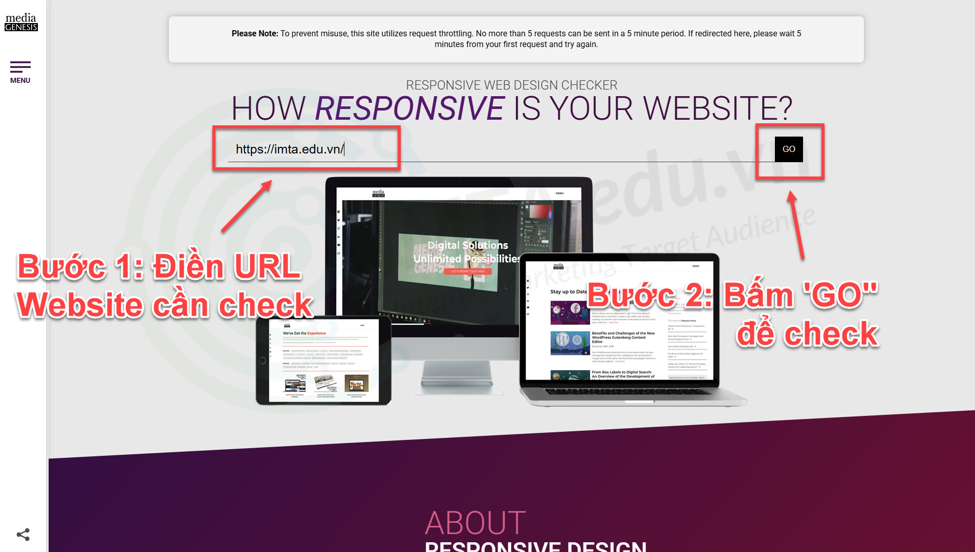 Kiểm tra website có đạt Responsive chưa trên các công cụ kiểm tra Online