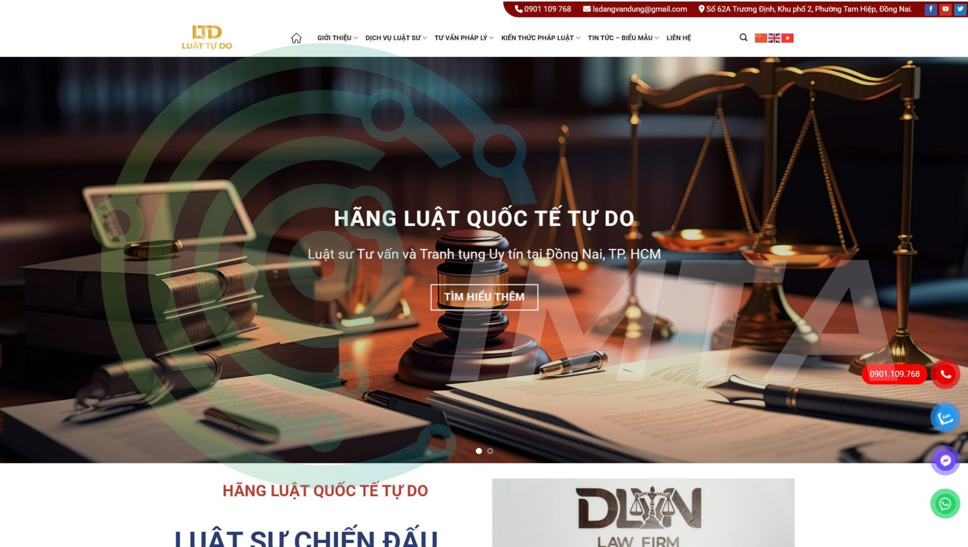 thiết kế Website công ty Luật giúp tăng uy tín và xây dựng thương hiệu