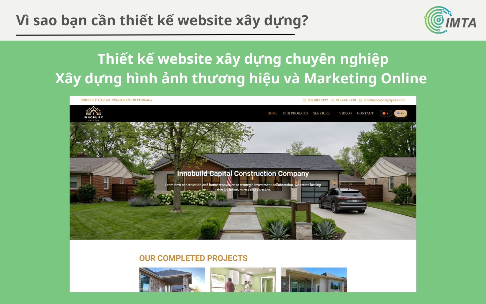 Thiết kế Website xây dựng  xây dựng hình ảnh thương hiệu và làm Marketing Online