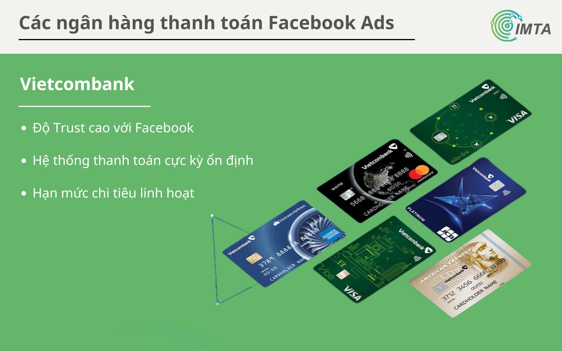 Ngân hàng Vietcombank thanh toán quảng cáo Facebook Ads