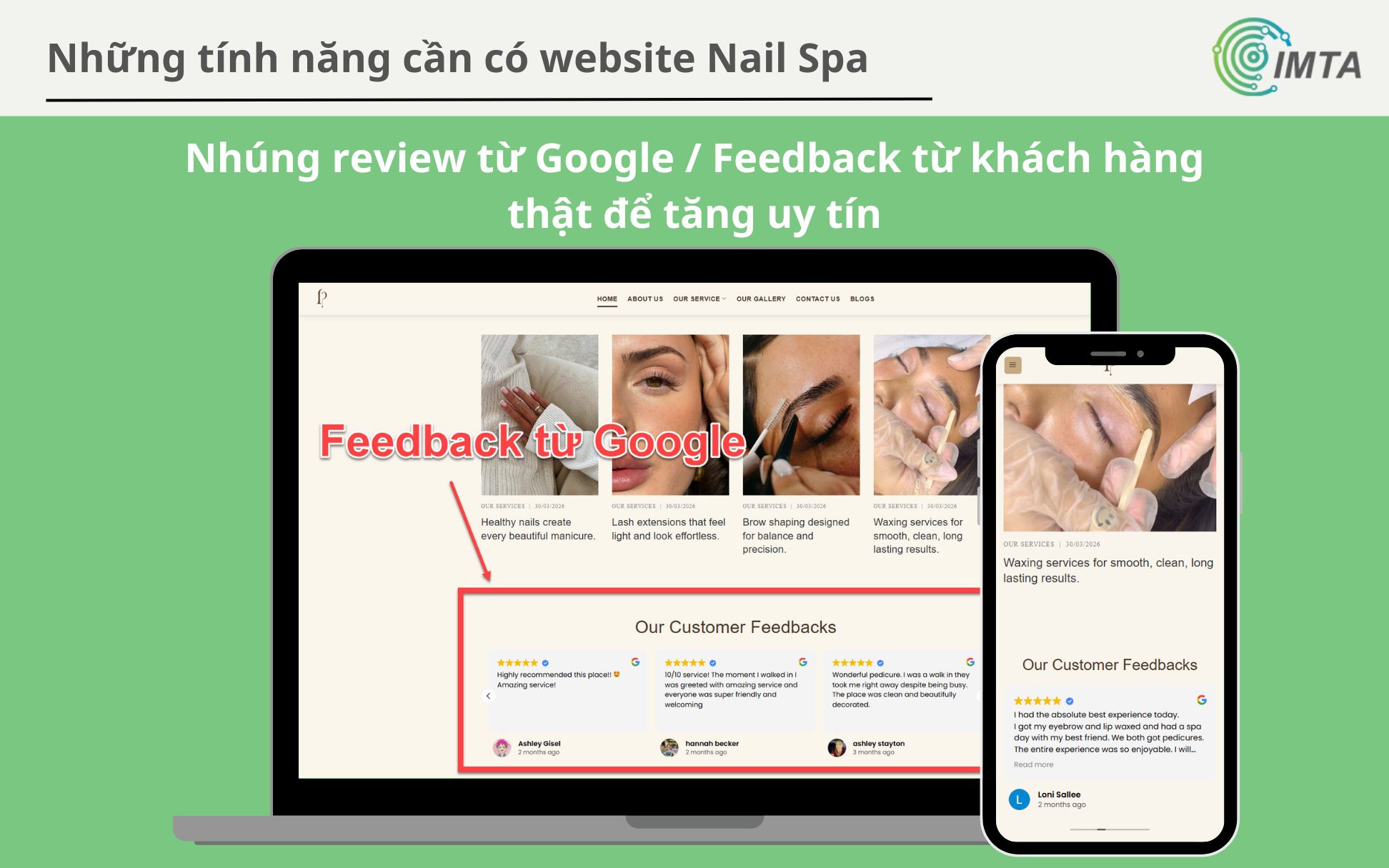 Nhúng review từ google feedback cho website thêm uy tín